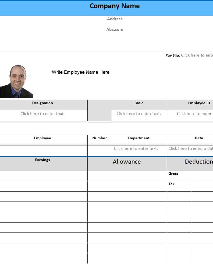 10+ Payslip Formats Word And Excel - Free Sample Templates