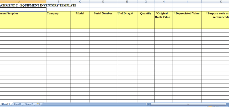 Excel Inventory Templates